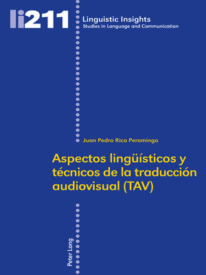 cover image of Aspectos lingueísticos y técnicos de la traducción audiovisual (TAV)